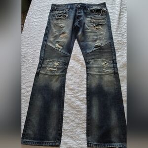 Cult of Individuality Rebel Cycle Moto Distressed Vintage